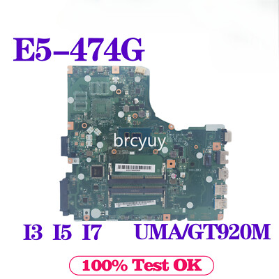 LA-C611P For Acer Aspire E5-474G E5-474 Motherboard A4WAS i3 i5 i7 UMA/GT920M
