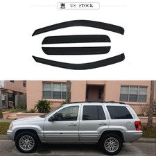 Fits 99-04 Jeep Grand Cherokee Wj Window Visors Rain Sun Guard Vent 4pc Set