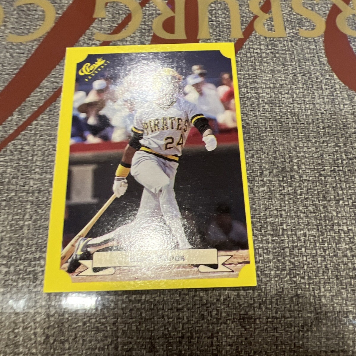 1987 Classic Update Barry Bonds Yellow W/ Green Back *Rookie* MLB