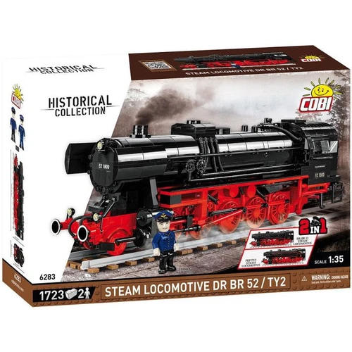 COBI 6283 Dampflokomotive DR BR 52/TY2   1723 Teile Maßstab 1:35 NEUHEIT OVP
