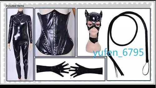 Batman 2022 Catwoman Cosplay Costume Selina Kyle Outfit Jumpsuit For Halloween - Bild 12 von 13