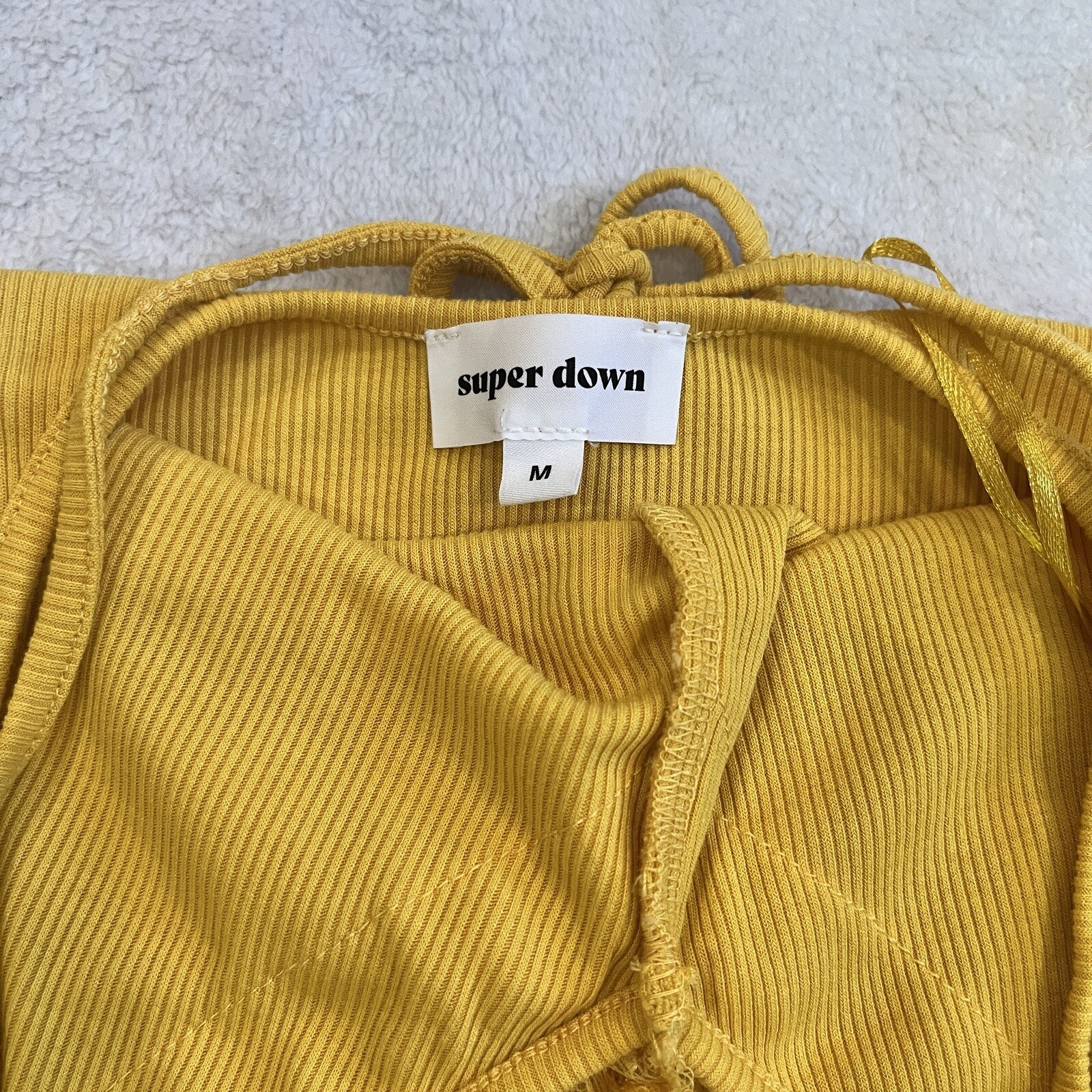 Revolve Super Down Backless Plunging Bodysuit Lac… - image 9