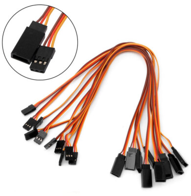 Servokabel 30cm Servo Verlängerungskabel 300mm Kabel Futaba JR kompatibel 5x 10x