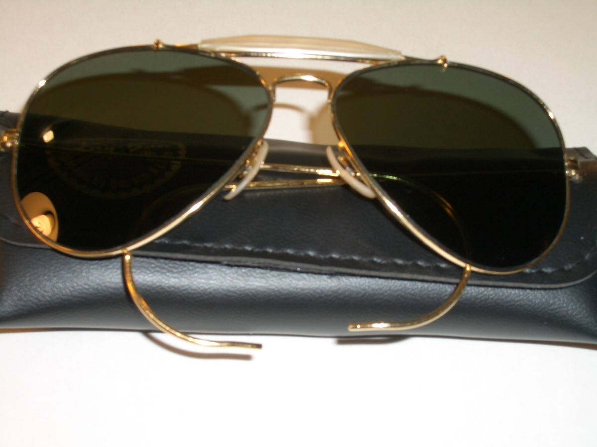 Ray-Ban B&L USA ヴィンテージ サングラス BLレンズ 58□14 58[]14mm B&L RAY BAN L0216 G15 WRAP-AROUNDS OUTDOORSMAN AVIATOR