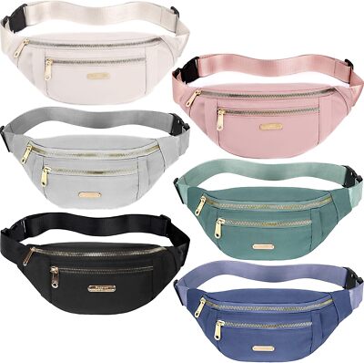 Fanny Pack Waist Bag Womens Shoulder Hip Belt Bum Sport Travel Waterproof  Purses