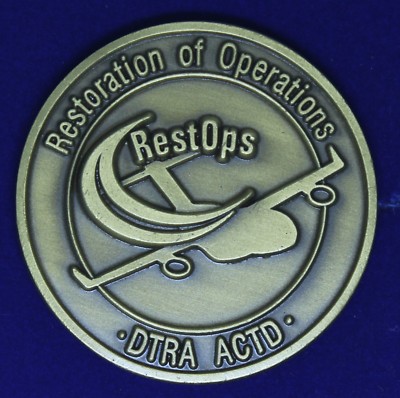 USAF DTRA ACTD Chemical Biological Defense Directorate Challenge Coin C ...