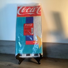 Collectible Coca Cola Paper Tablecloth Cover NEW in Package 54x96 Disposable