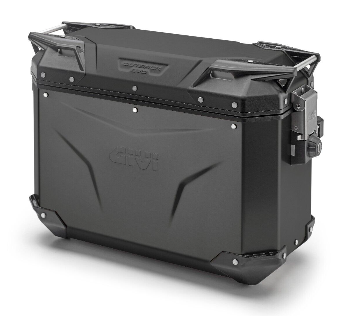 GIVI TREKKER OUTBACK EVO 37 LEFT SIDE OBKE37BL PANNIER Side-Case Aluminium Black