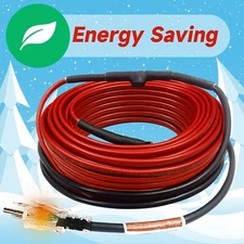 MAXKOSKO Water Pipe Heat Tape Constant Wattage Heat Tape with Thermostat