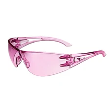 Radians Pink Temples Optima OP6767ID   Safety Glasses, Pink Lens