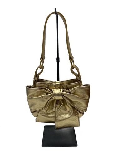 YVES SAINT LAURENT Handbag GLD Plain Used