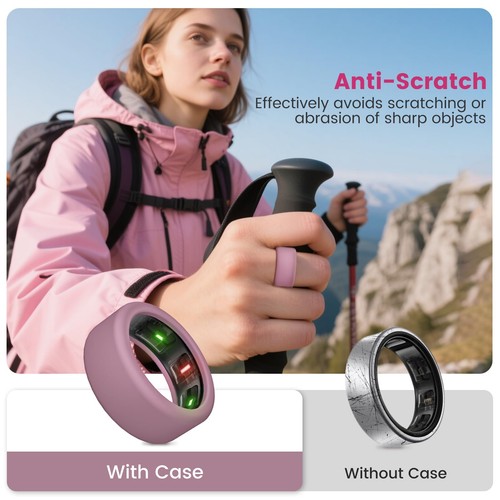 10 Pack Cover for Oura Ring Gen 4 & 3/ULTRAHUMAN Ring AIR, Anti-Scratch Elastic - Picture 3 of 7