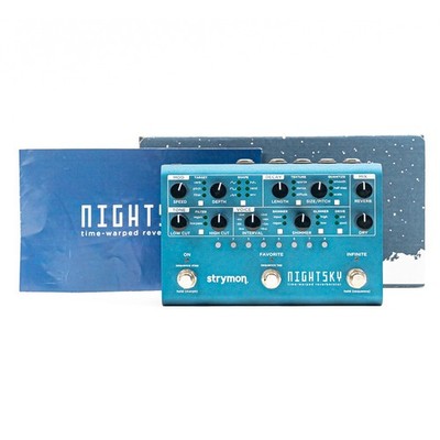 Strymon NightSky Time-Warped Stereo Modulated Reverberator Effect Pedal