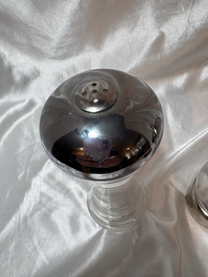 Moedor manual de sal e pimenta Trudeau 7” acrílico transparente e aço inoxidável - Imagem 2 de 4