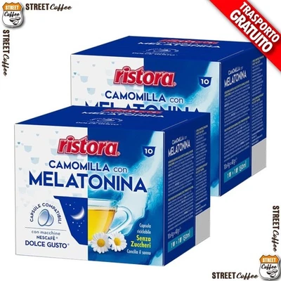 80 Cialde Capsule Caffè Camomilla Ristora compatibile Nescafè Dolce Gusto gratis