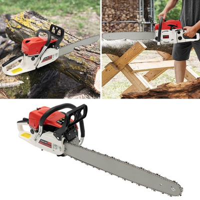 #ad #ad Gas powered Chainsaw 52CC Gasoline Chainsaw Chainsaw Cutting Wood Gas Sawing $129.99