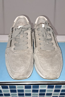 Gabor Comfort Damen Sneaker Halbschuhe grau Gr. 8 / 42 mit wechsel Sohle