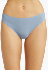 Chantelle ONE SIZE XS-XL 1-Pack SoftStretch Thong Panty 2649 NWOT Lt. Blue