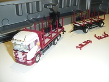 Herpa 307147 Scania R09 HL Holztransporter Roland Scholz Rungenhängerzug