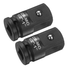2pcs Impact Socket Adapter 1/2" Female to 1" Male Drive Increaser CR-MO Steel