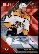 2024-25 UPPER DECK ALLURE AUTO RED RAINBOW RYAN O'REILLY AUTO NASHVILLE