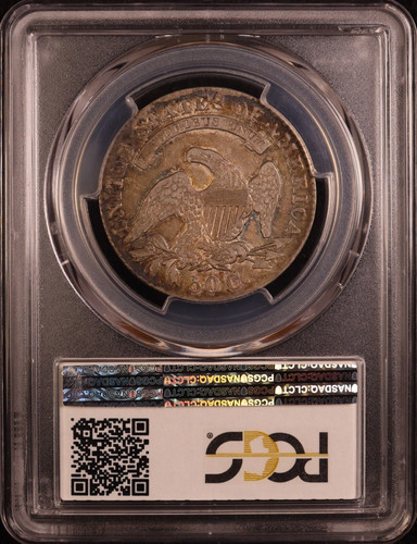 1830 Capped Bust Half Dollar "Small O" - PCGS XF45 CAC! Attractive PQ Original! - Picture 3 of 8