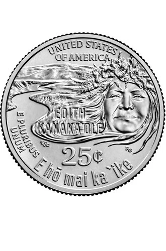2023-D American Women Quarters Edith Kanakaole — photo from the most recent tracked eBay sale