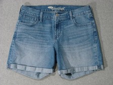 UA01429 OLD NAVY THE SWEETHEART DENIM WOMENS JEAN SHORTS sz6