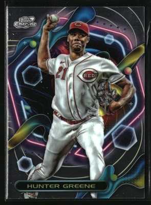 2023 Topps Cosmic Chrome Hunter Greene #168 Cincinnati Reds