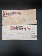 Vintage 1925 Friedman-Shelby International Shoe Co. Invoice w Original Envelope