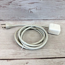 Apple 12W USB Wall Charger A1401 w/ 6-foot 3-Prong Power Cord White Free Ship