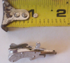 VTG PIN FIRE TIE CLIP MINIATURE CAP GUN PISTOL 1.5" RABBIT DEER MADE IN JAPAN MK