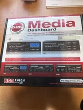 5.25" Media Dashboard Card Mult-Reader USB 2.0 USB 3.0 20 pin e-SATA Front Panel