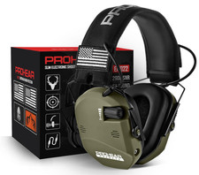 PROHEAR 29dB Electronic Ear Protection Shooting Hunting Muffs Green