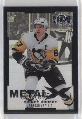 2021 Skybox Metal Universe Metal-X Level 4 Achievement 84/499 Sidney Crosby 04f2