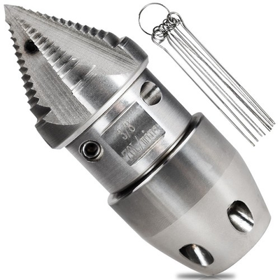 #ad #ad 3 8 npt Sewer Jetter Nozzle for 2900 PSI 70 L min Pressure Washer Stainles... $91.61