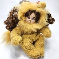 Marie Osmond Fine Porcelain Wizard Of Oz Baby Cowardly Lion Tiny Tot Doll (READ)