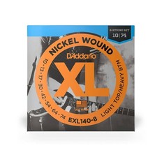 D'Addario EXL140-8 Nickel Wound 8-String Electric Guitar Strings, Light Top/Heav