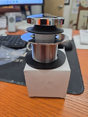 Jones Stephens P35063 1 3/8" TOE Tap Tub Drain - Chrome - Picture 1 of 3