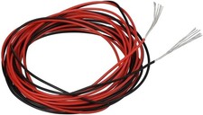 BNTECHGO 30 30 gauge silicone wire 10ft and 10ft, red black