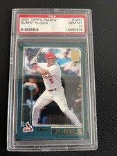 2001 ALBERT PUJOLS Topps Traded Flagship Rookie Rc #247 PSA 10 GEM MINT Low Pop