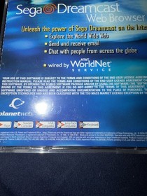 SEGA Dreamcast Web Browser (Dreamcast, 1999) New, Sealed