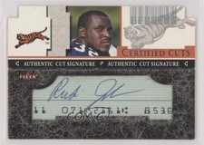 2001 Fleer Focus Certifed Cuts Cut Auto Rudi Johnson #CCRJ Auto 1d3a