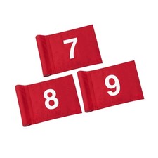 KINGTOP Numbered Golf Flag All 8x6 Inch Upgraded Dual-Layer 420D Nylon,