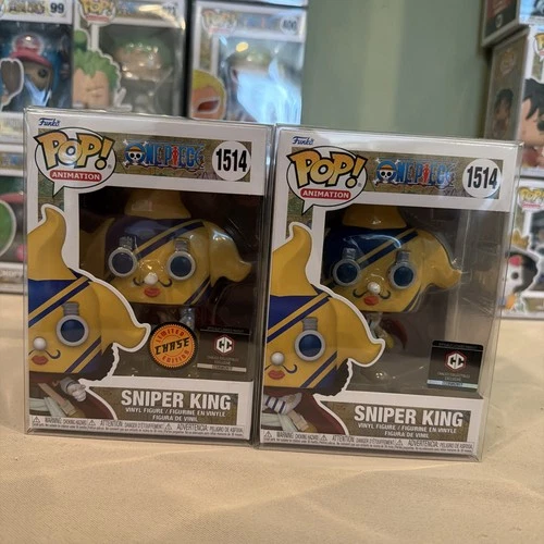 Funko Pop! One Piece Sniper King CHASE & Common #1514 Chalice Collectibles
