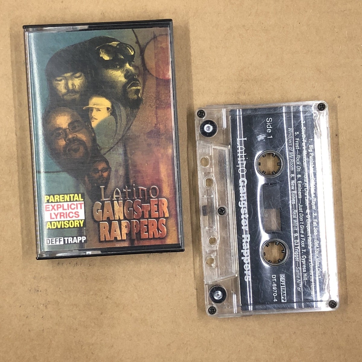 LATINO GANGSTER RAPPERS Cassette Tape 90s DEFF TRAPP COMP EMINEM