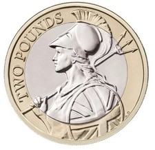 2021 BRITANNIA £2 Two Pound Coin BUNC Brilliant Uncirculated