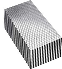 18 Pack 32400 Pcs Adhesive Mosaic Tiles for Craft, Glass Disco Mirror Tiles f...