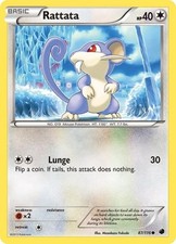 Rattata - PLFR 087 Pokemon - Damaged / Poor