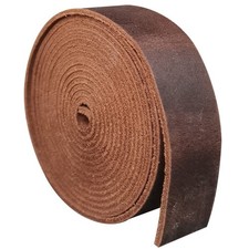 Genuine Leather Strip 1 Inch Wide 64 Inches Long for DIY Craft Projects, 1.8-...